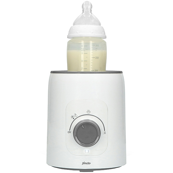 Alecto Flaschenwärmer für Babynahrung BW600 (Farbe: weiß)