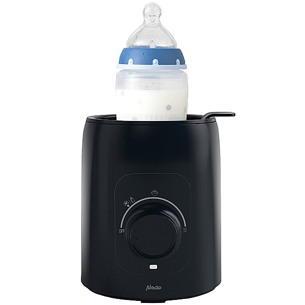 Alecto Flaschenwärmer für Babynahrung BW600BK (Farbe: schwarz)