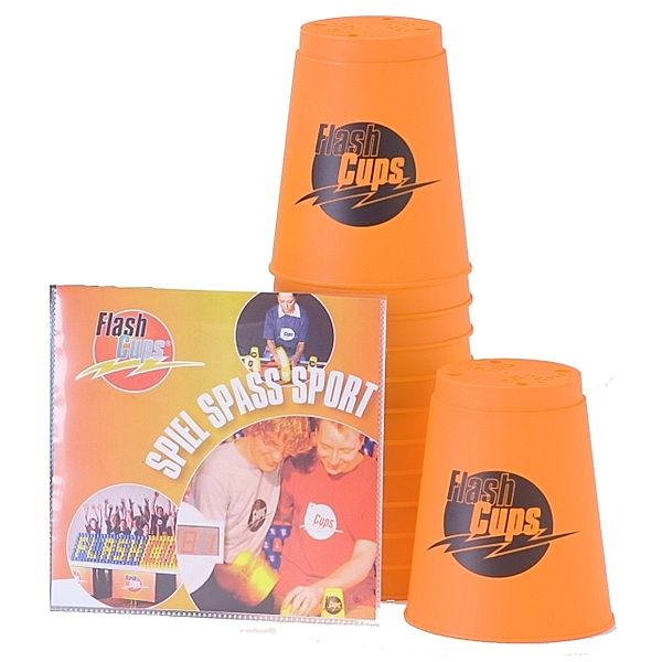 FlashCups orange, mit DVD