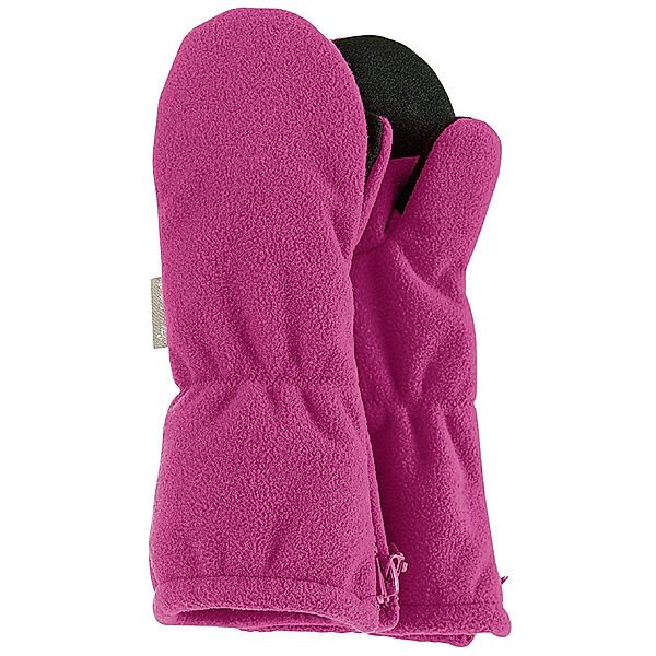 Sterntaler Fleece-Fäustlinge STULPE mit Zipper in magenta