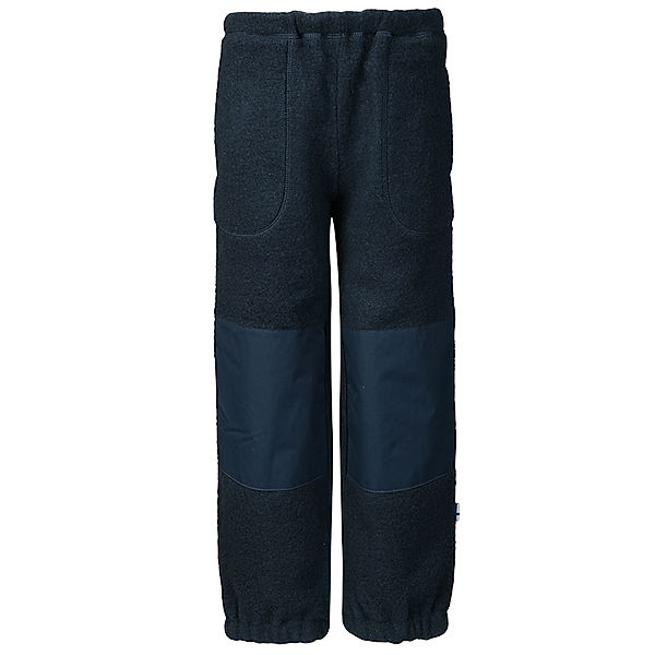 finkid Fleece-Hose RETKI WOOL in navy/nautic