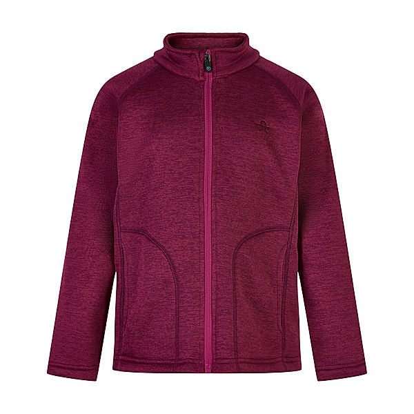 Color Kids Fleece-Jacke MELANGE in festival fuchsia