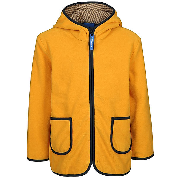 finkid Fleece-Jacke TONTTU in harvest gold/denim