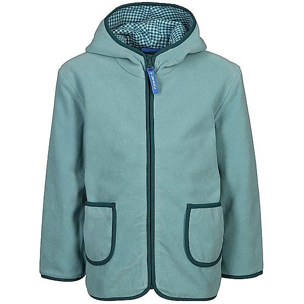 finkid Fleece-Jacke TONTTU in smoke blue/deep teal