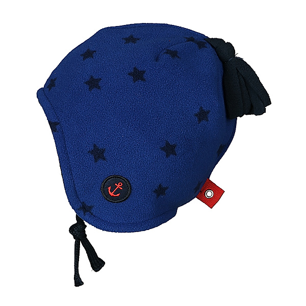 Volltreffer Fleece-Mütze STARS in dunkelblau