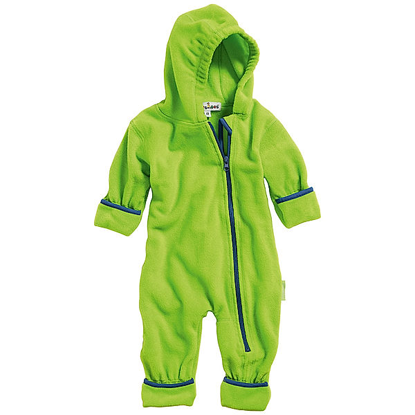 Playshoes Fleece-Overall BASIC in hellgrün