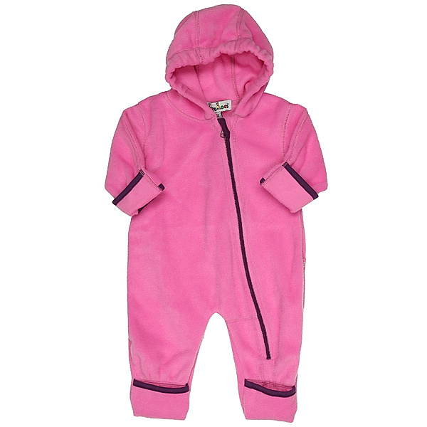Playshoes Fleece-Overall BASIC in pink