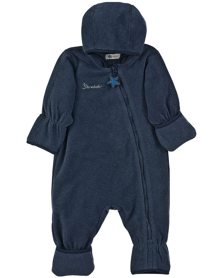 Fleece-Overall STERNCHEN in blau melange bestellen | Weltbild.at