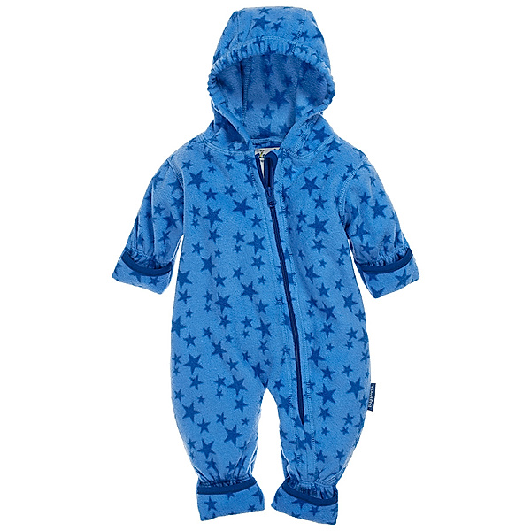 Playshoes Fleece-Overall STERNE in blau