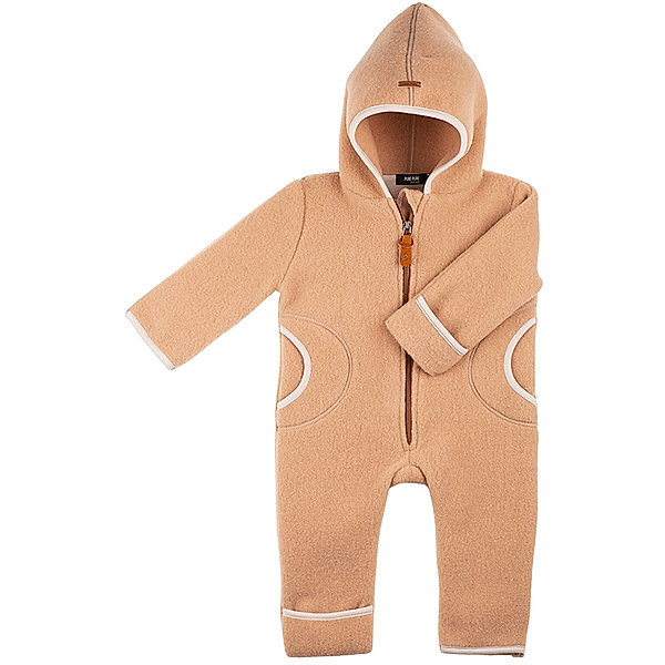 PURE PURE BY BAUER Fleece-Overall ZIPFEL in dusty apricot