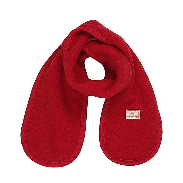 PICKAPOOH Fleece-Schal WOLLFLEECE in rot