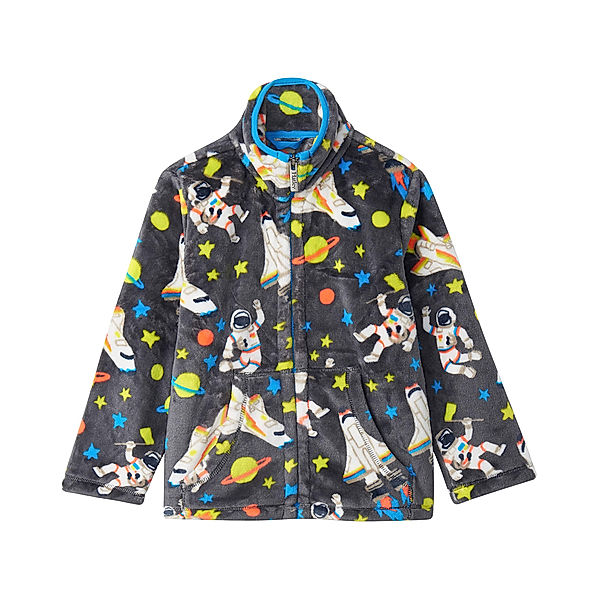 Hatley Fleecejacke OUTER SPACE FUZZY in dark grey