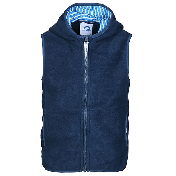 finkid Fleecejacke POPPELI in navy/denim