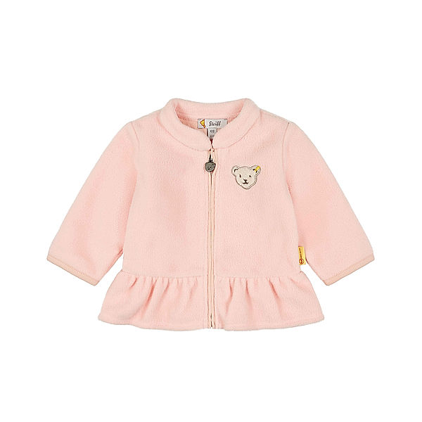 Steiff Fleecejacke TEDDY in seashell pink