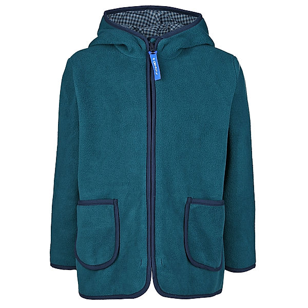 finkid Fleecejacke TONTTU in deep teal/navy