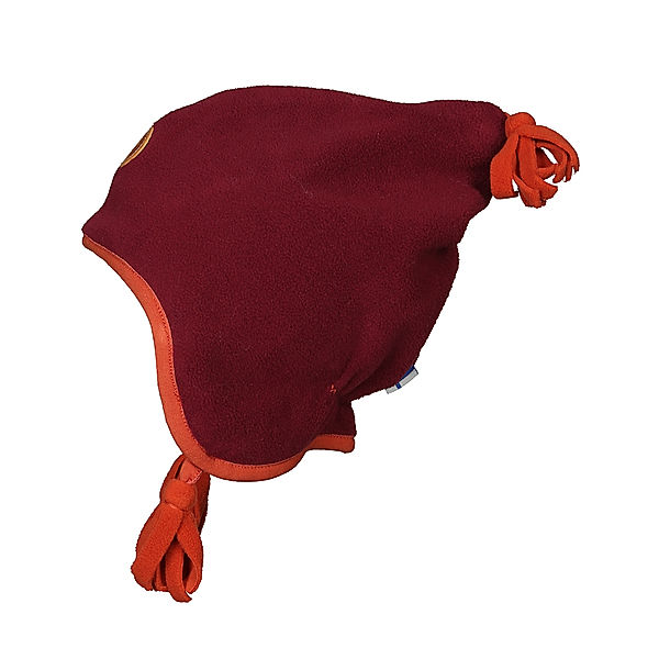 finkid Fleecemütze PIPO in beet red/chili