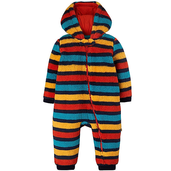 frugi Fleeceoverall SNUGGLE - RAINBOW STRIPE in bunt