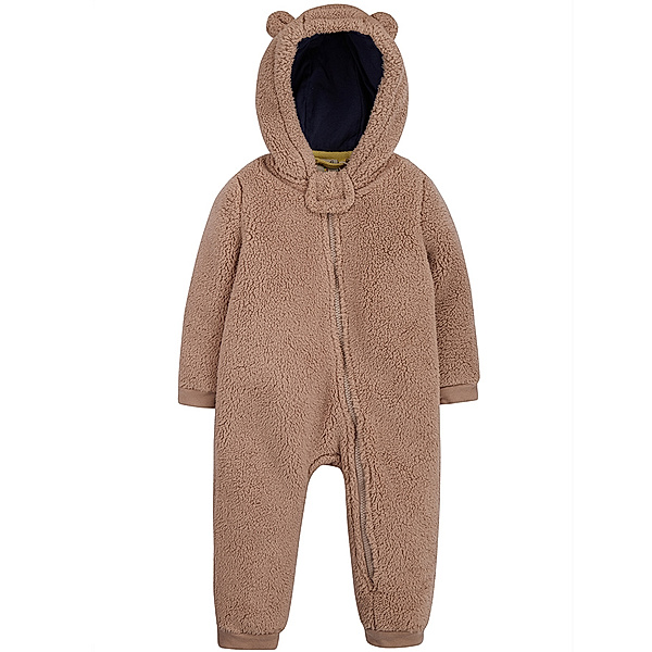 frugi Fleeceoverall SNUGGLE - TEDDY in twig