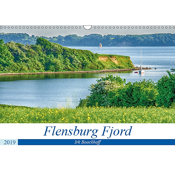 Flensburg Fjord (Wandkalender 2019 DIN A3 quer), Irk Boockhoff