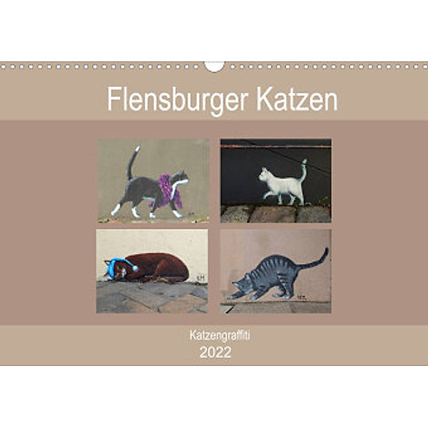 Flensburger Katzen (Wandkalender 2022 DIN A3 quer), Martina Busch