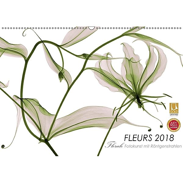 FLEURS 2018 - Florale Fotokunst mit Röntgenstrahlen (Wandkalender 2018 DIN A2 quer), Martin Strunk
