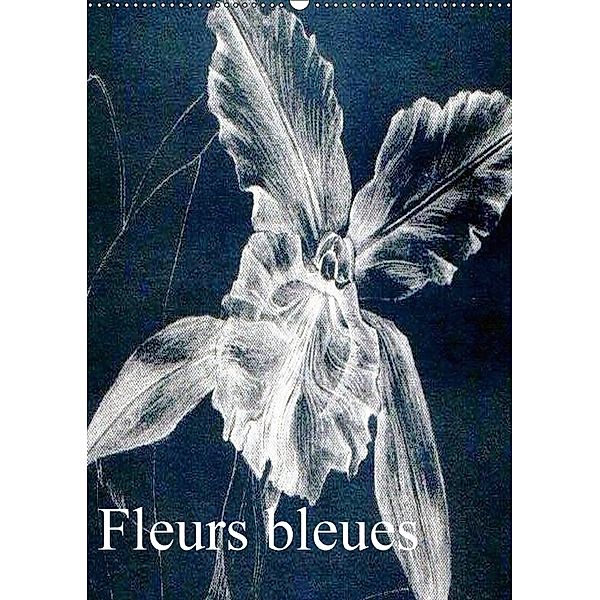 Fleurs bleues (Wandkalender 2018 DIN A2 hoch), Friederike Küster