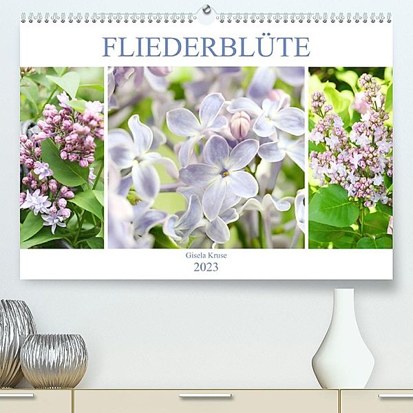 Fliederblüte (Premium, hochwertiger DIN A2 Wandkalender 2023, Kunstdruck in Hochglanz), Gisela Kruse