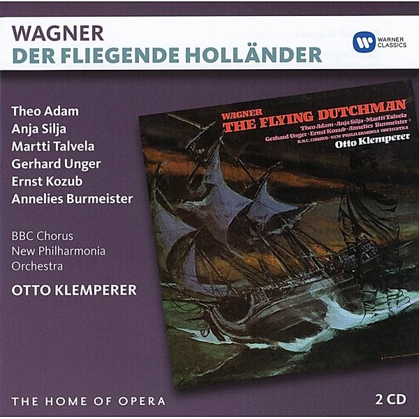 Fliegende Holländer, Otto Klemperer, Theo Adam, Anja Silja, Talvela