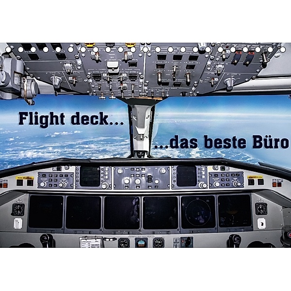 Flight deck - das beste Büro (Tischkalender 2018 DIN A5 quer), Andy D.