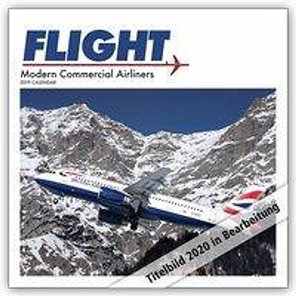 Flight - Modern Commercial Airliners - Passagierflugzeuge 2020, Carousel Calendars