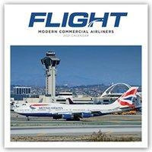 Flight - Modern Commercial Airliners - Passagierflugzeuge 2021, Carousel Calendars