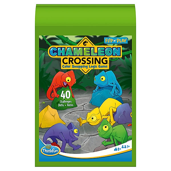 Ravensburger Verlag, ThinkFun Flip n Play-Chameleon Crossing