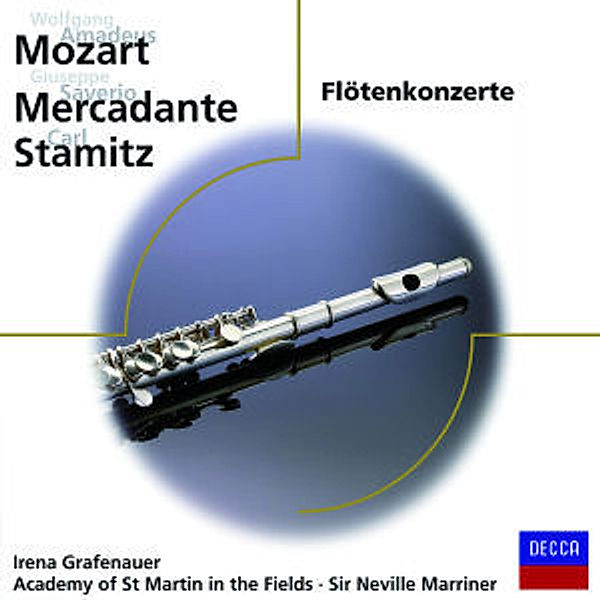 Flötenkonzert Nr.2 D-Dur Kv 314/+, I. Grafenauer, Amf, N. Marriner