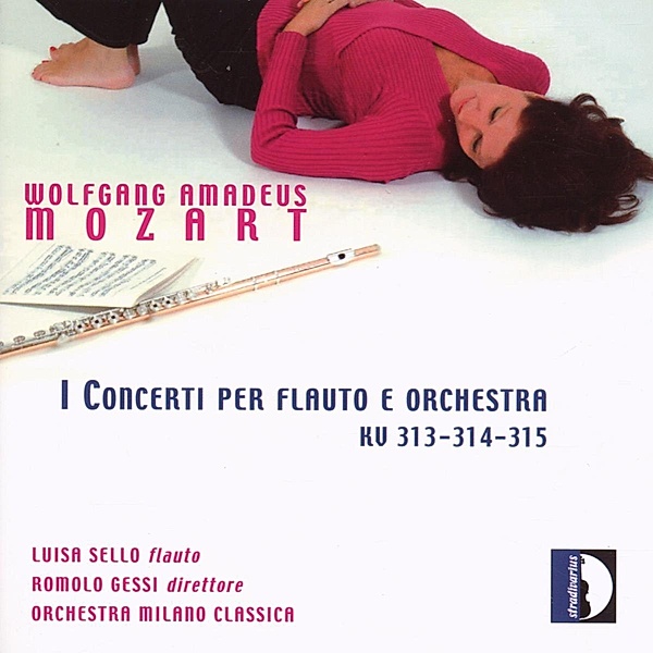Flötenkonzerte Kv 313,314,315, Luisa Sello, Orchestra Milano Classica, Gessi