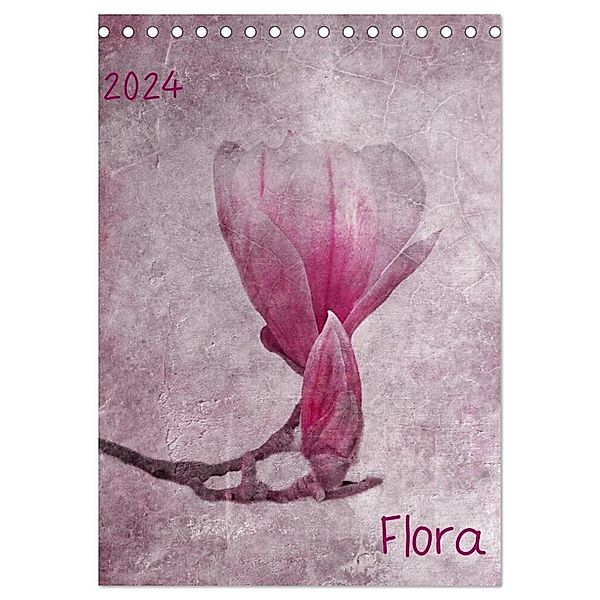 Flora (Tischkalender 2024 DIN A5 hoch), CALVENDO Monatskalender, Claudia Möckel / Lucy L!u