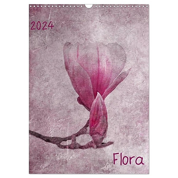 Flora (Wandkalender 2024 DIN A3 hoch), CALVENDO Monatskalender, Claudia Möckel / Lucy L!u