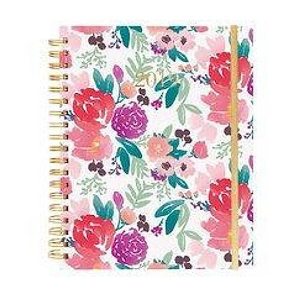FLORAL 2019 LARGE SPIRAL BOUND DIARY, GRAPHIQUE