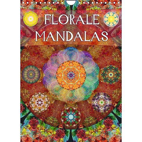 FLORALE MANDALASAT-Version  (Wandkalender 2023 DIN A4 hoch), Alaya Gadeh