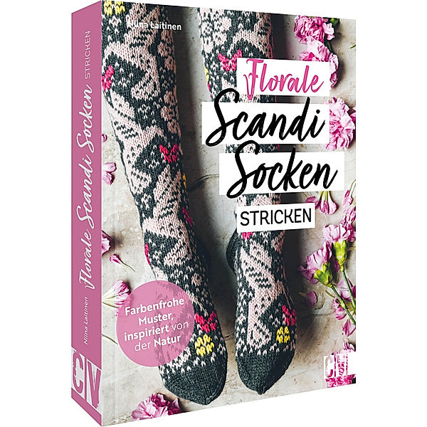 Florale Scandi-Socken stricken, Niina Laitinen