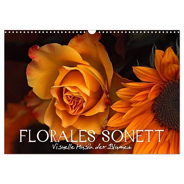 Florales Sonett - Visuelle Musik der Blumen (Wandkalender 2024 DIN A3 quer), CALVENDO Monatskalender, Vronja Photon (Veronika Verenin)