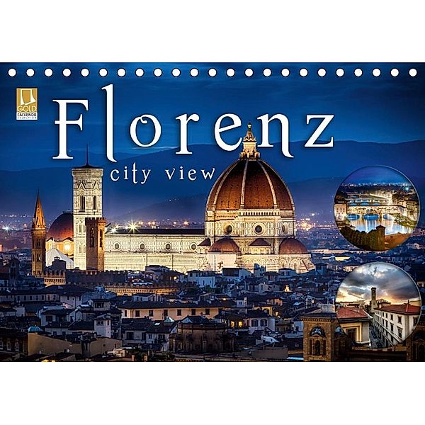 Florenz city view (Tischkalender 2020 DIN A5 quer), Monika Schöb