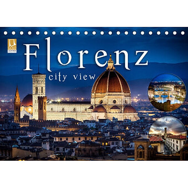 Florenz city view (Tischkalender 2022 DIN A5 quer), Monika Schöb