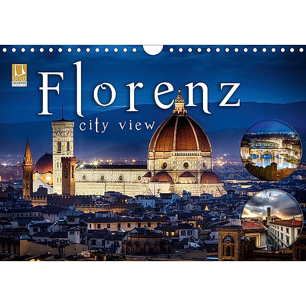 Florenz city view (Wandkalender 2020 DIN A4 quer), Monika Schöb