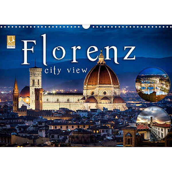 Florenz city view (Wandkalender 2022 DIN A3 quer), Monika Schöb