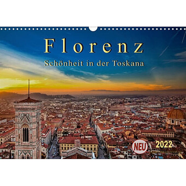 Florenz - Schönheit in der Toskana (Wandkalender 2022 DIN A3 quer), Peter Roder