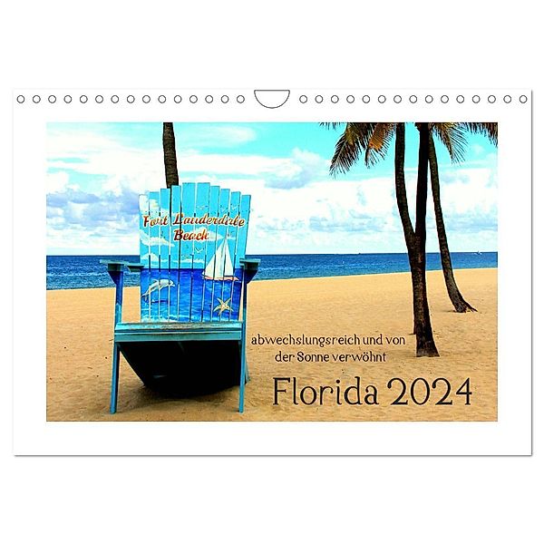 Florida 2024 abwechslungsreich und von der Sonne verwöhnt (Wandkalender 2024 DIN A4 quer), CALVENDO Monatskalender, ThK Fotografie Thorsten Kubisch