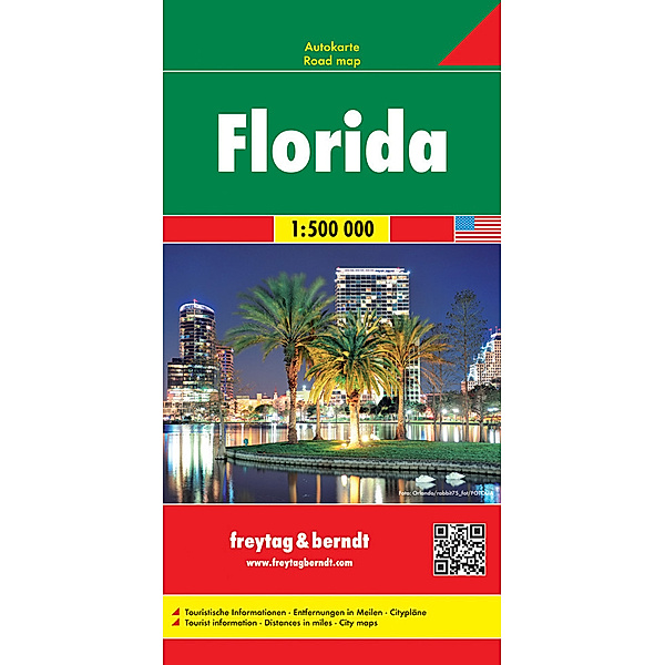 Florida, Autokarte 1:500.000, Freytag-Berndt und Artaria KG