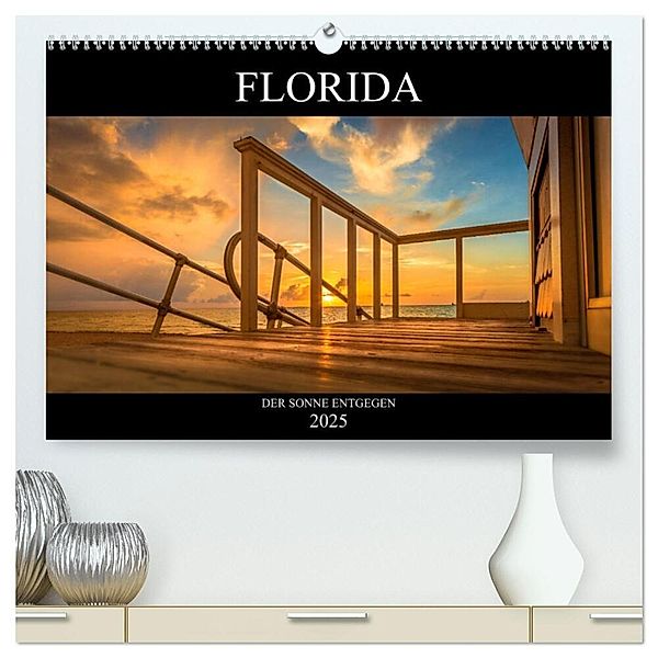 Florida. Der Sonne entgegen. (hochwertiger Premium Wandkalender 2025 DIN A2 quer), Kunstdruck in Hochglanz, Calvendo, Marcus Hennen