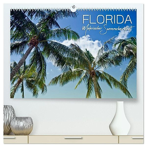 FLORIDA Malerischer Sonnenscheinstaat (hochwertiger Premium Wandkalender 2024 DIN A2 quer), Kunstdruck in Hochglanz, Melanie Viola