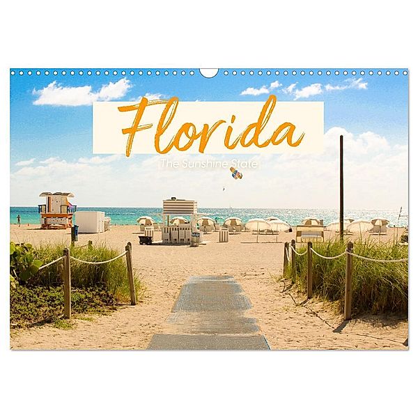 Florida - The Sunshine State (Wandkalender 2024 DIN A3 quer), CALVENDO Monatskalender, Benjamin Lederer
